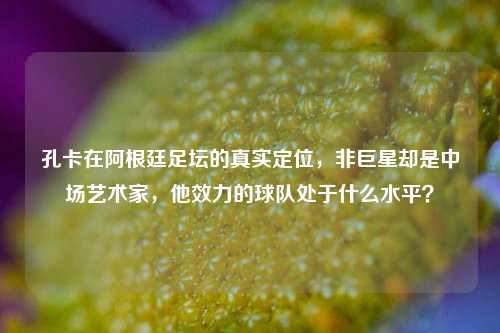 孔卡在阿根廷足坛的真实定位,非巨星却是中场艺术家,他效力的球队处于什么水平?