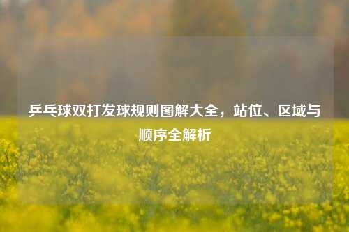 乒乓球双打发球规则图解大全,站位、区域与顺序全解析