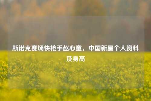 斯诺克赛场快 赵心童,中国新星个人资料及身高