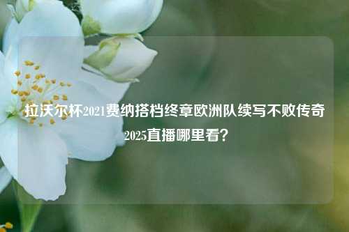 拉沃尔杯2021费纳搭档终章欧洲队续写不败传奇 2025直播哪里看?