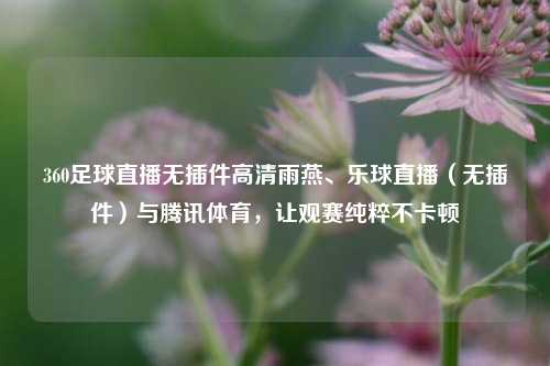 360足球直播无插件高清雨燕、乐球直播(无插件)与腾讯体育,让观赛纯粹不卡顿