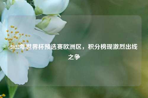 2022年世界杯预选赛欧洲区,积分榜现激烈出线之争