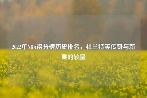 2022年NBA得分榜历史排名,杜兰特等传奇与新星的较量