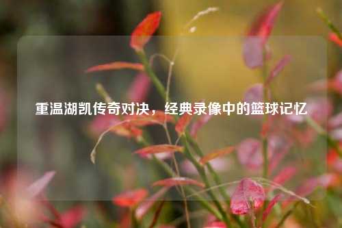 重温湖凯传奇对决,经典录像中的篮球记忆
