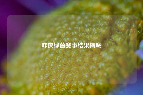 昨夜绿茵赛事结果揭晓