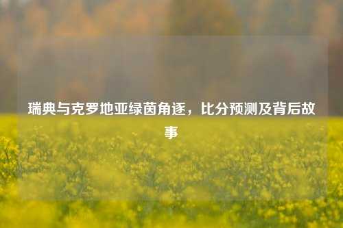 瑞典与克罗地亚绿茵角逐,比分预测及背后故事