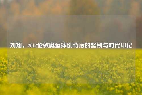 刘翔,2012伦敦奥运摔倒背后的坚韧与时代印记