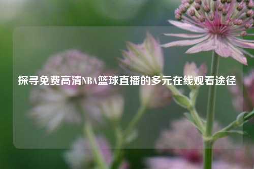 探寻免费高清NBA篮球直播的多元在线观看途径