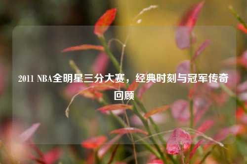 2011 NBA全明星三分大赛,经典时刻与冠军传奇回顾