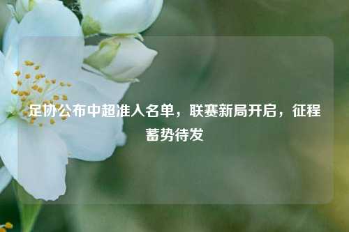足协公布中超准入名单,联赛新局开启,征程蓄势待发