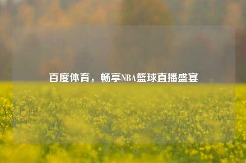 百度体育,畅享NBA篮球直播盛宴
